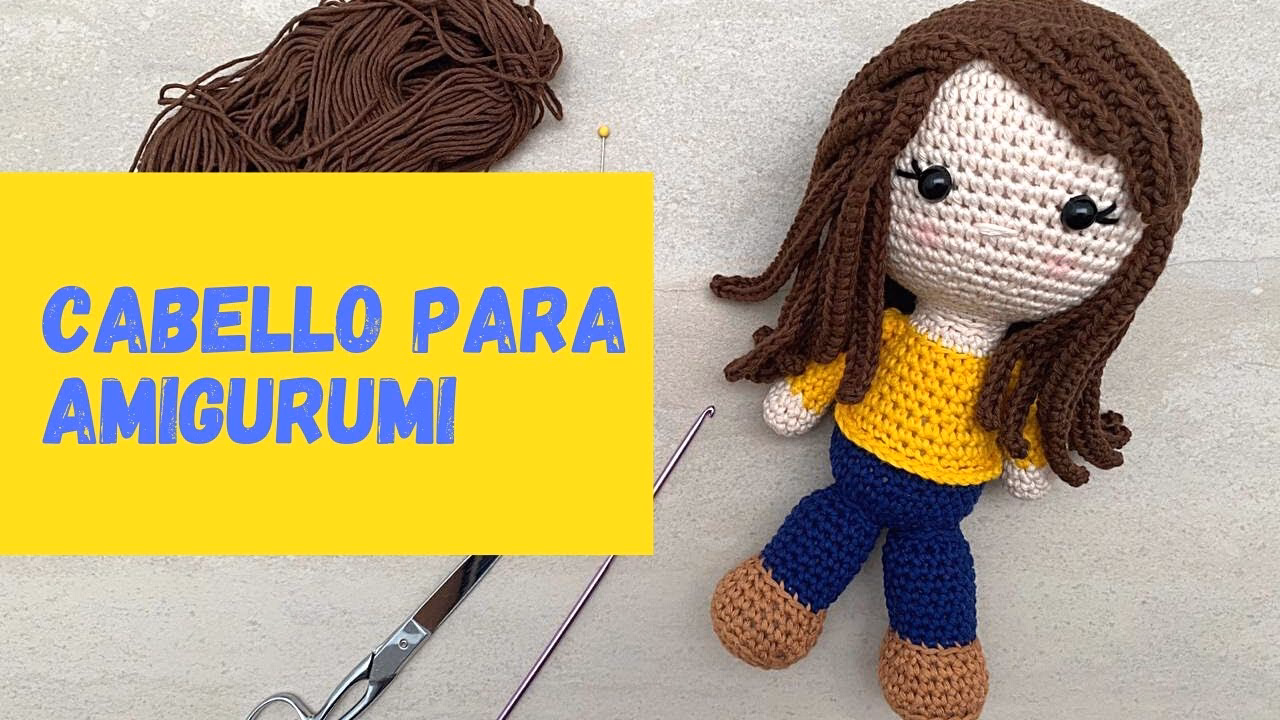 ¿Cómo tejer cabello rizado a crochet para muñecas para principiantes?