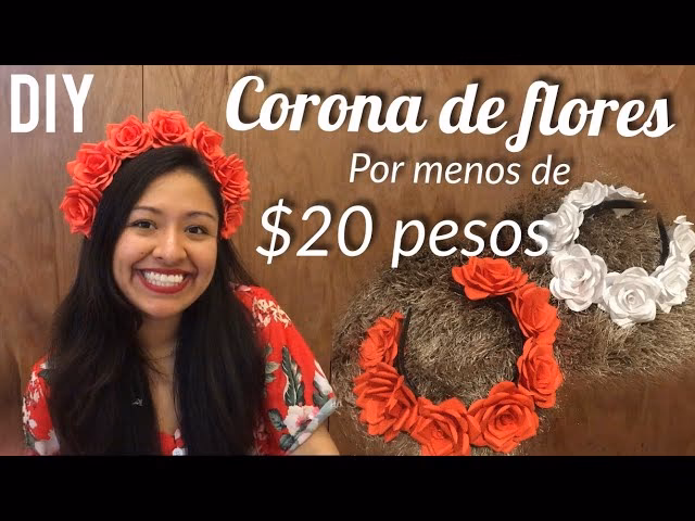 ¿Cómo hacer una tiara de flores con papel?