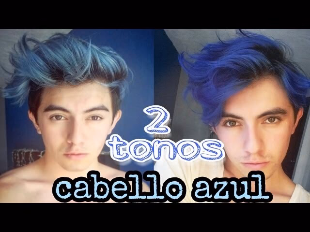 ¿Cómo hacer el color del cabello azul?