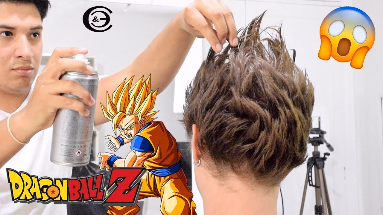 ¿Cómo pintar el cabello de Goku?