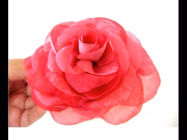 ¿Qué alambre se utiliza para las flores de organza?