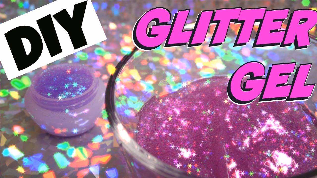 ¿Cómo se hace un glitter?