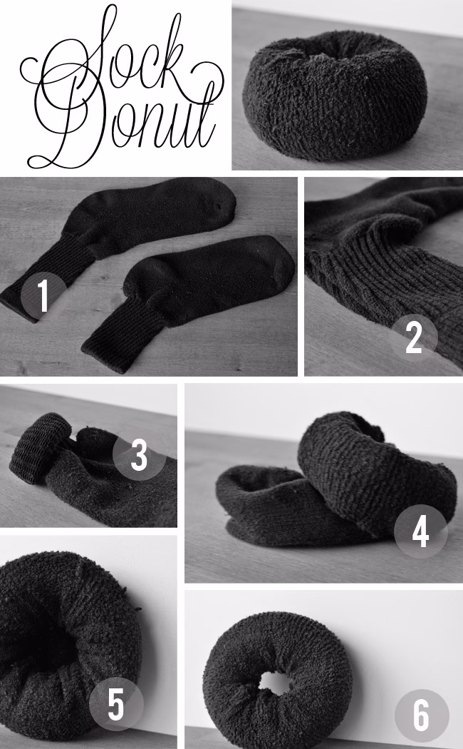 ¿Cómo hacer un recogido con una dona?