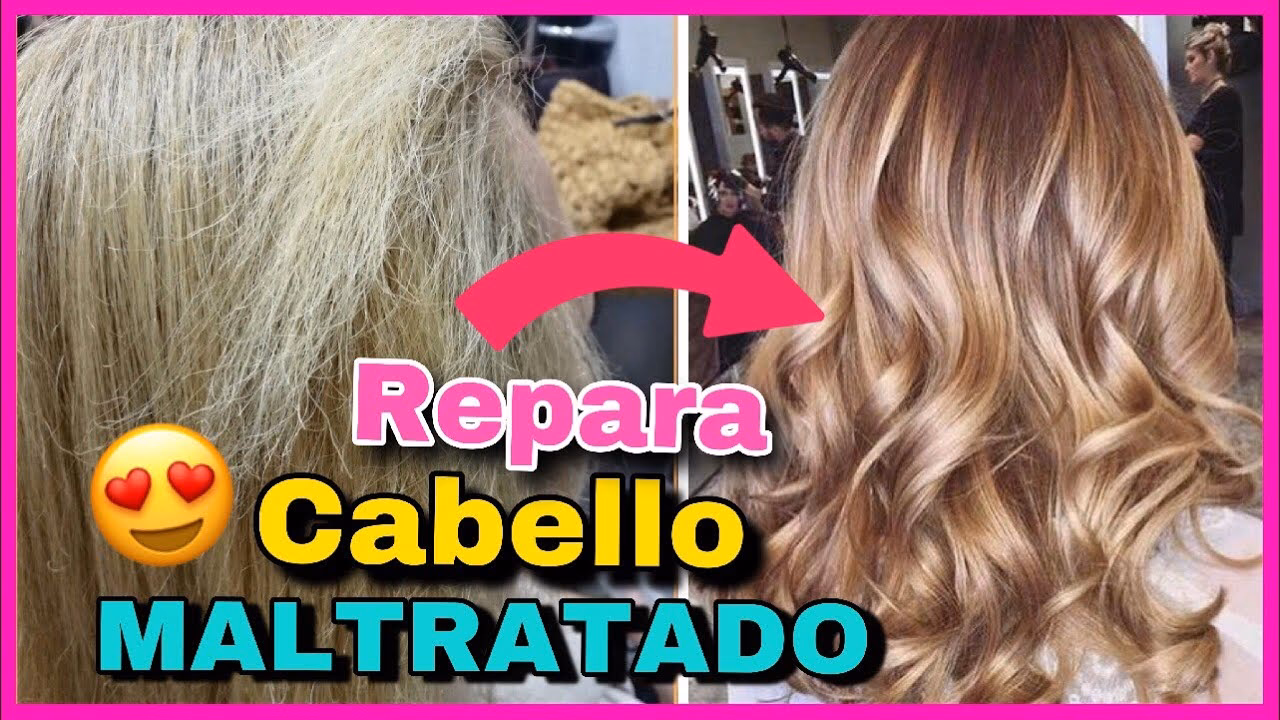 ¿Cómo reparar el cabello dañado en casa?
