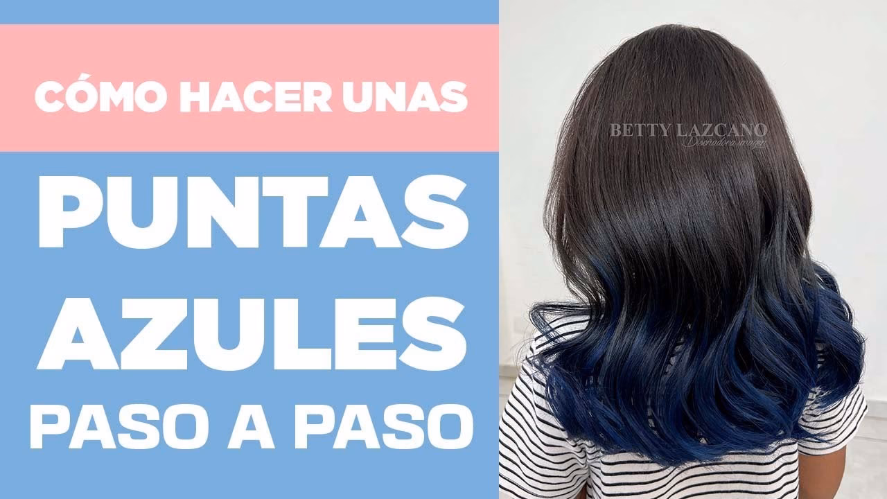 ¿Cómo hacer un tinte azul casero?