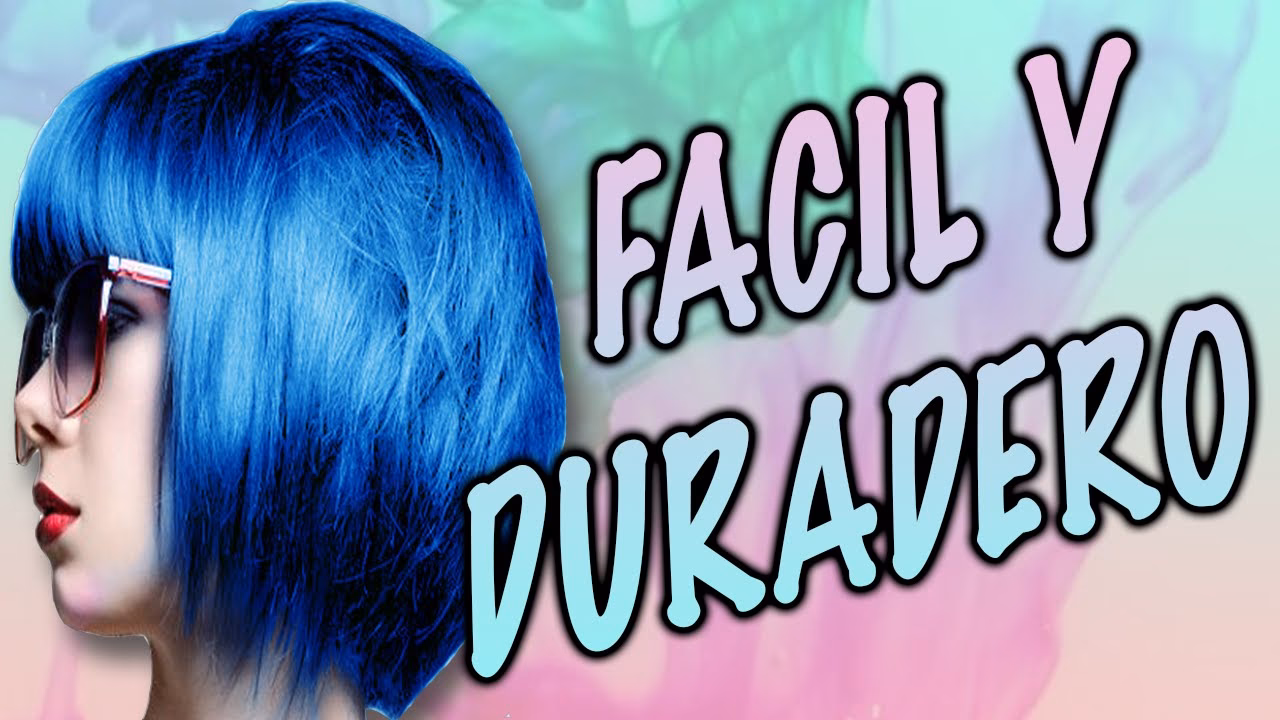 ¿Cómo se hace el tinte azul?