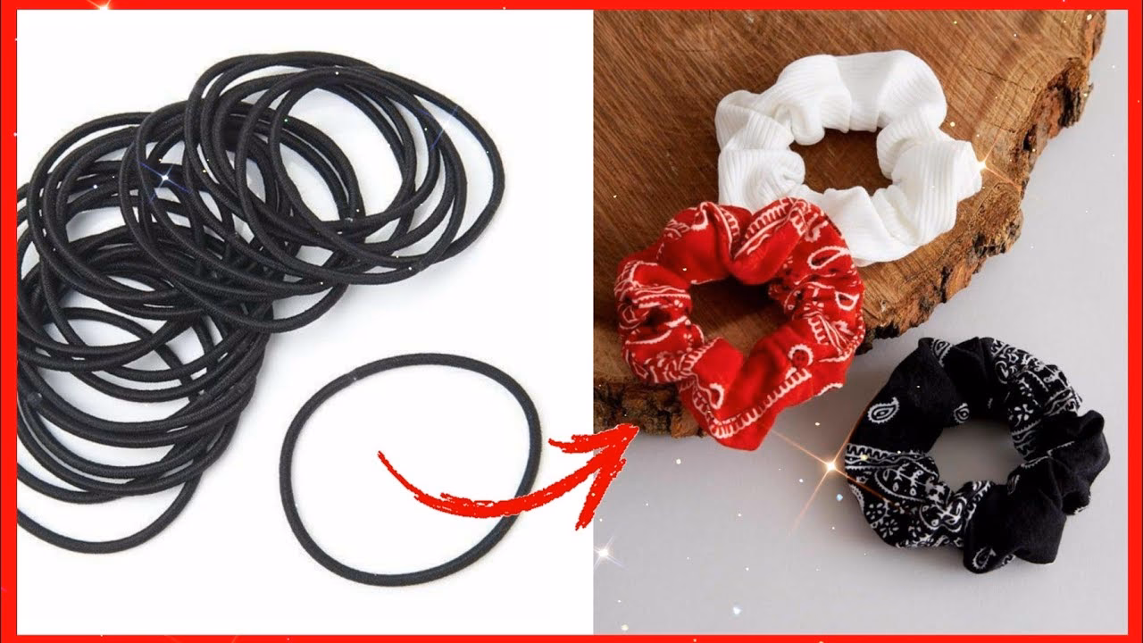 ¿Cómo se llaman las ligas de tela para el cabello?