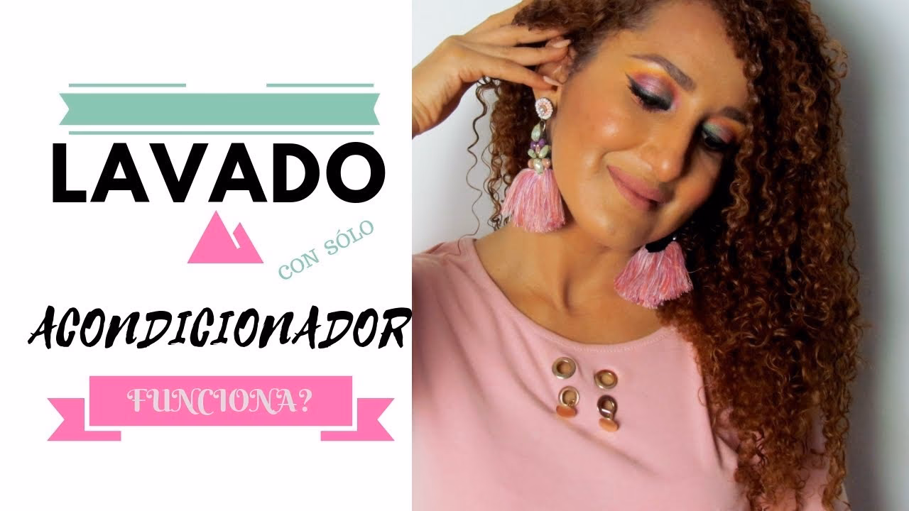 ¿Es bueno lavarse el pelo solo con acondicionador?