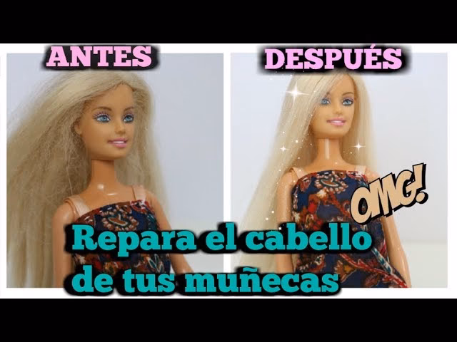 ¿Puede mojarse el cabello de la muñeca Barbie?