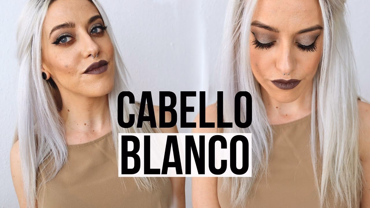 ¿Qué tinte usar para poner el cabello blanco?