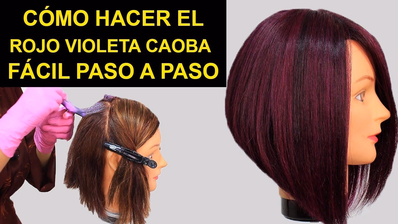 ¿Cómo hacer el rojo violaceo?