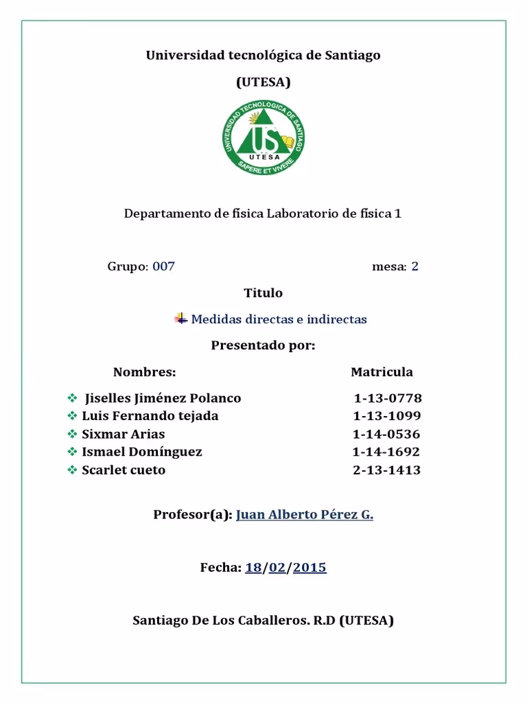 ¿Cómo medir de forma indirecta?