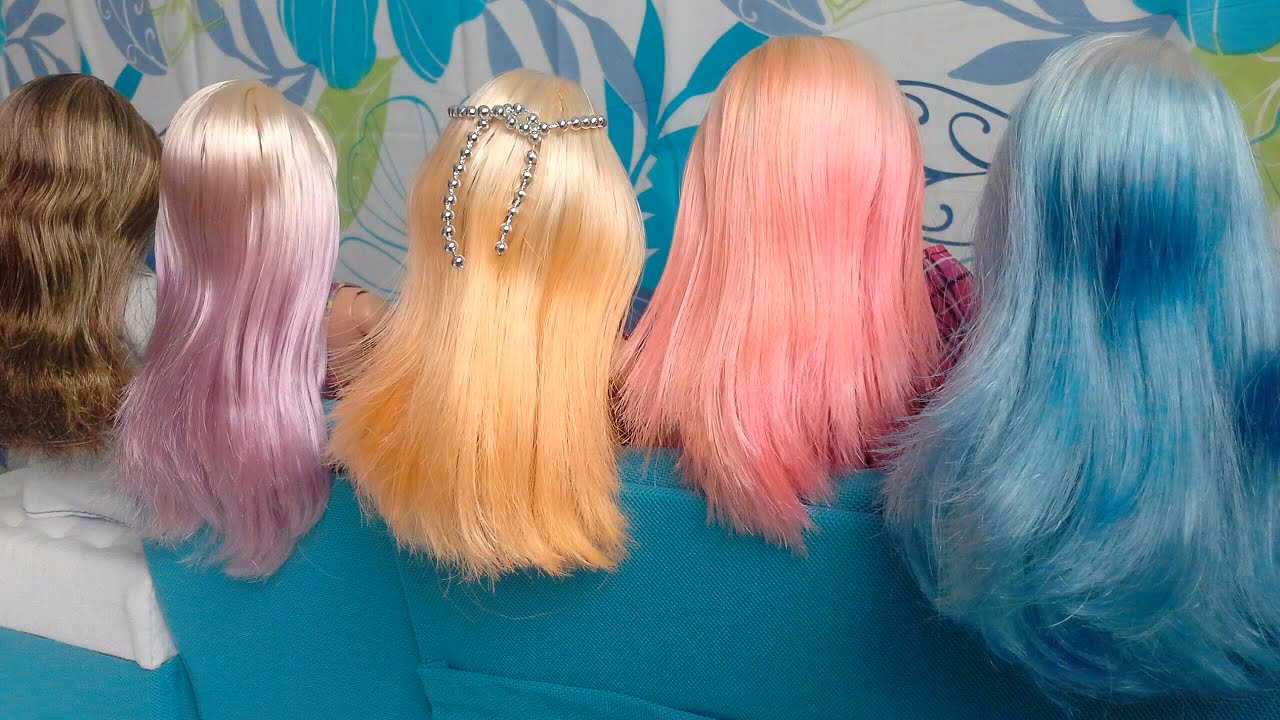 ¿Cómo teñir el cabello de una muñeca sin tinte para el cabello?