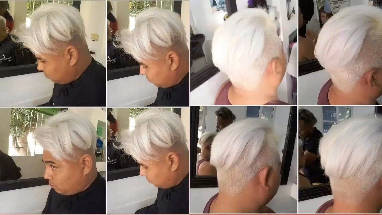 ¿Cómo puedo hacer que mi cabello quede blanco temporalmente?