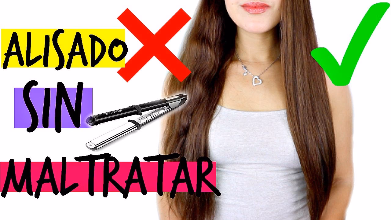 ¿Qué puedo usar para planchar el cabello sin dañarlo?