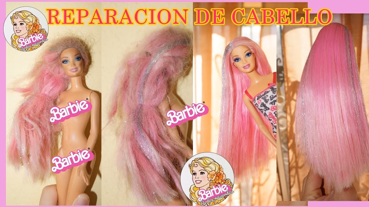 ¿Qué pasa si le plancho el pelo a una muñeca?