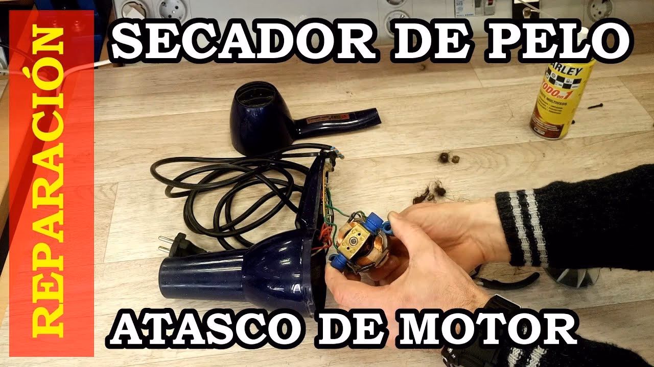 ¿Cómo funciona el motor de un secador de pelo?
