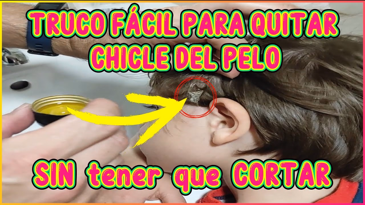 ¿Qué es bueno para sacar el chicle?
