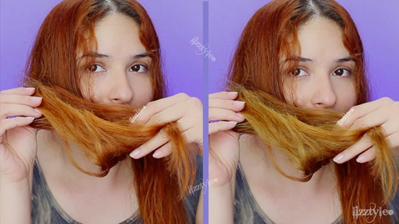 ¿Cómo quitar lo naranja del cabello sin tinte?