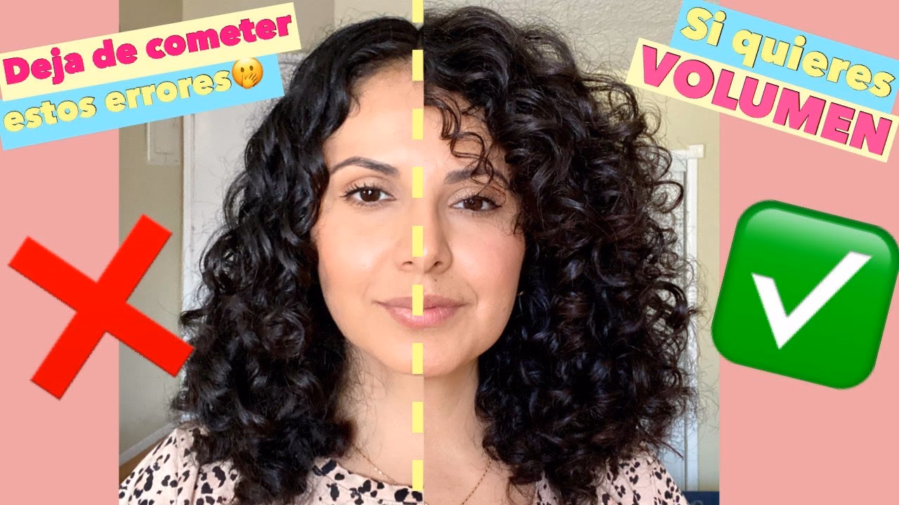 ¿Cómo quitar el volumen de un pelo rizado?