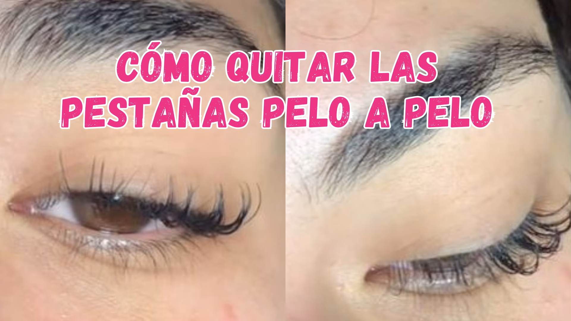 ¿Cómo ablandar el pegamento de las pestañas postizas?