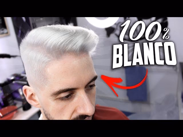 ¿Qué matizador te deja el pelo blanco?