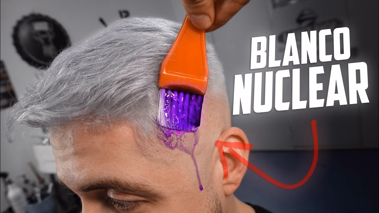 ¿Qué matizador te deja el pelo blanco?