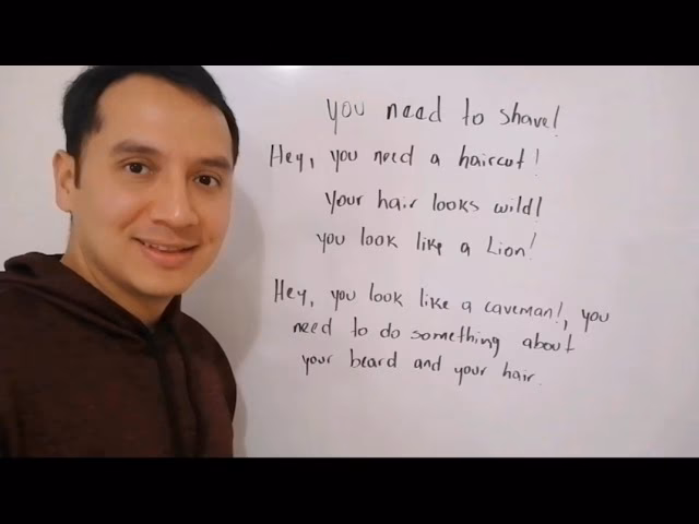 ¿Cómo se llama cuando una persona te corta el pelo?