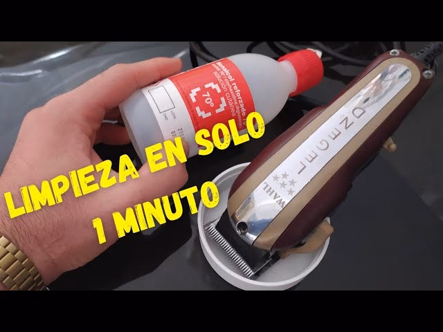 ¿Cómo puedo limpiar mi máquina de cortar pelo?