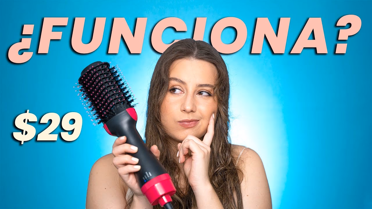 ¿Cómo se utiliza el cepillo alisador con el pelo mojado o seco?