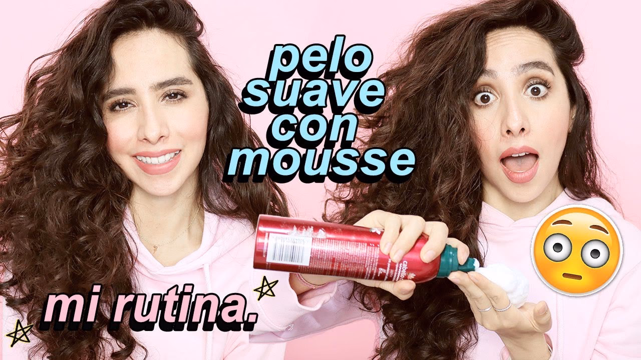 ¿Cómo se aplica el mousse en el cabello?