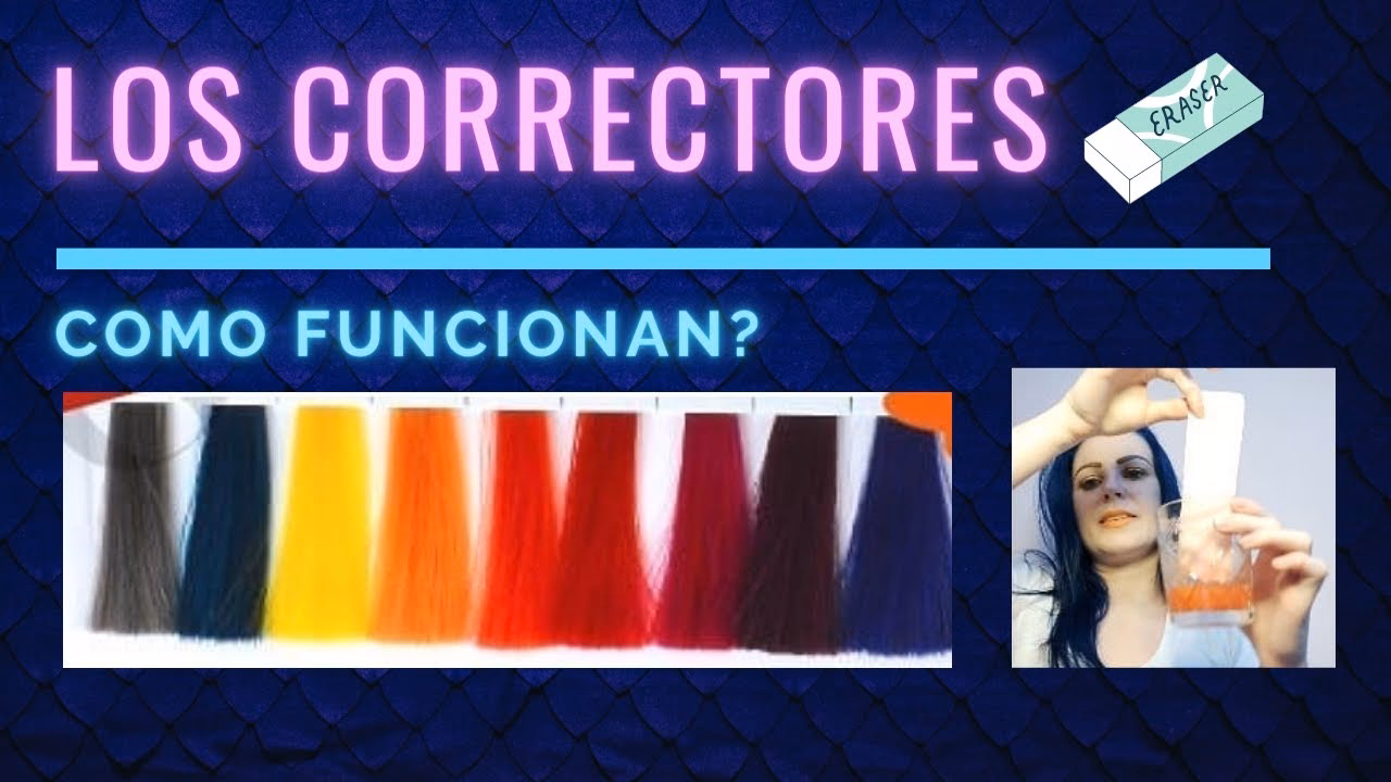 ¿Cómo se utilizan los correctores de colores?