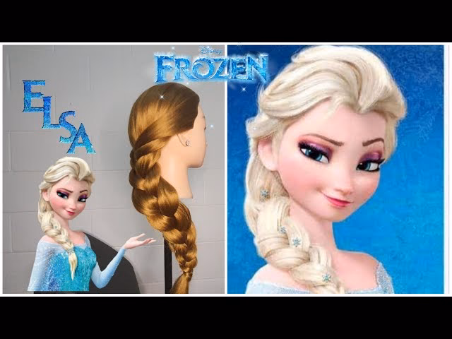 ¿Qué estilo de cabello tiene Elsa?
