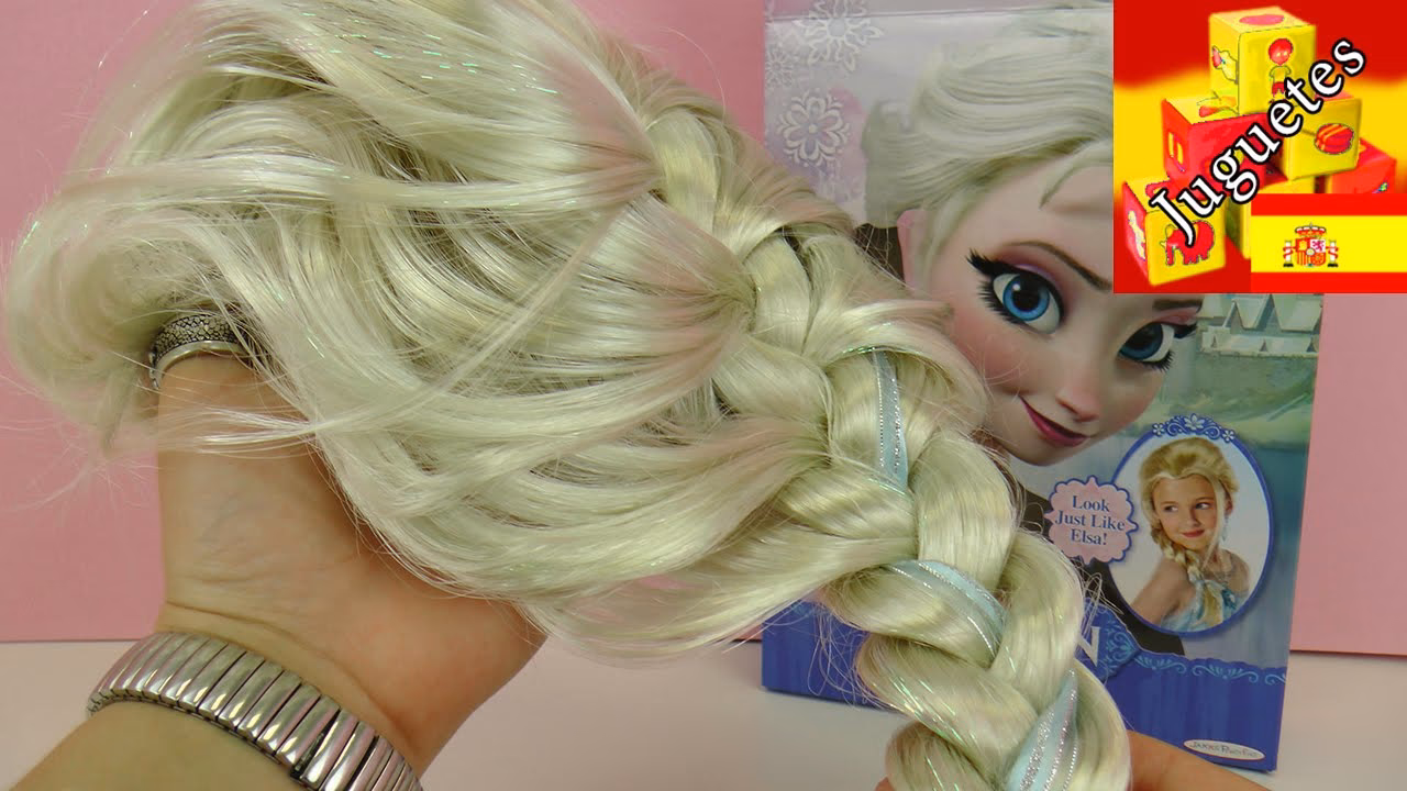 ¿Qué estilo de cabello tiene Elsa?