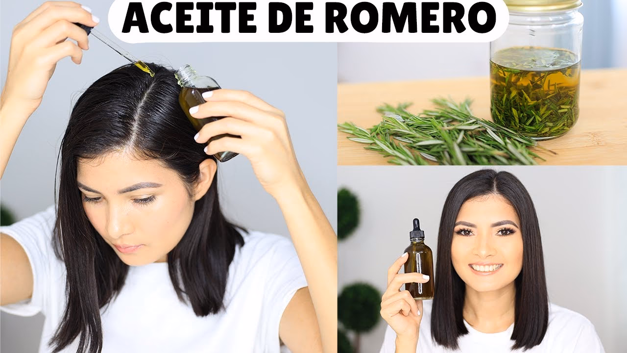 ¿Qué pasa si me dejo el aceite de romero en el cabello toda la noche?
