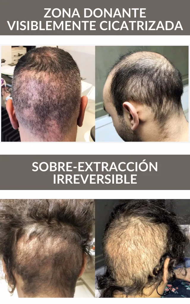 ¿Cuáles son las complicaciones del trasplante capilar?