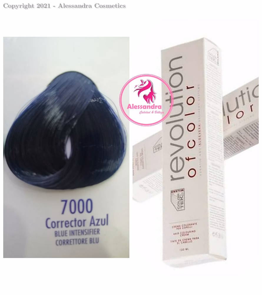 ¿Qué tapa el corrector azul?