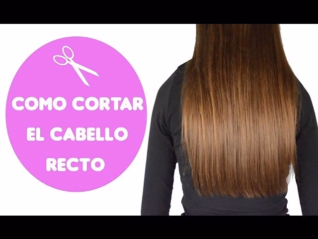 ¿Qué pasa si me corto el cabello recto?
