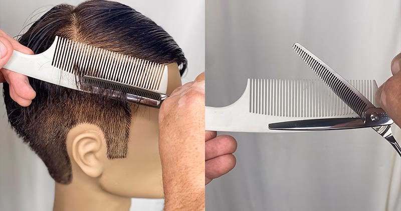 ¿Qué pasa si me corto el cabello con tijeras sin filo?