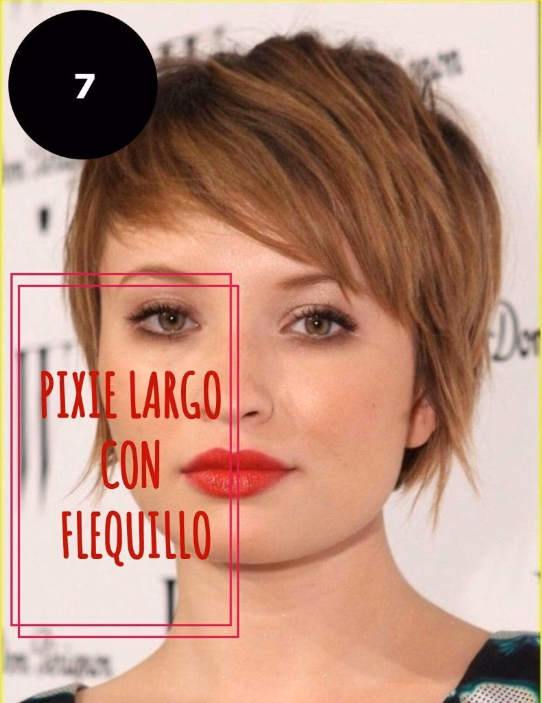 ¿Se puede llevar flequillo con un corte pixie?