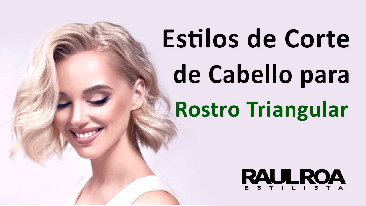 ¿Cuál es el mejor corte de pelo para una figura triangular?