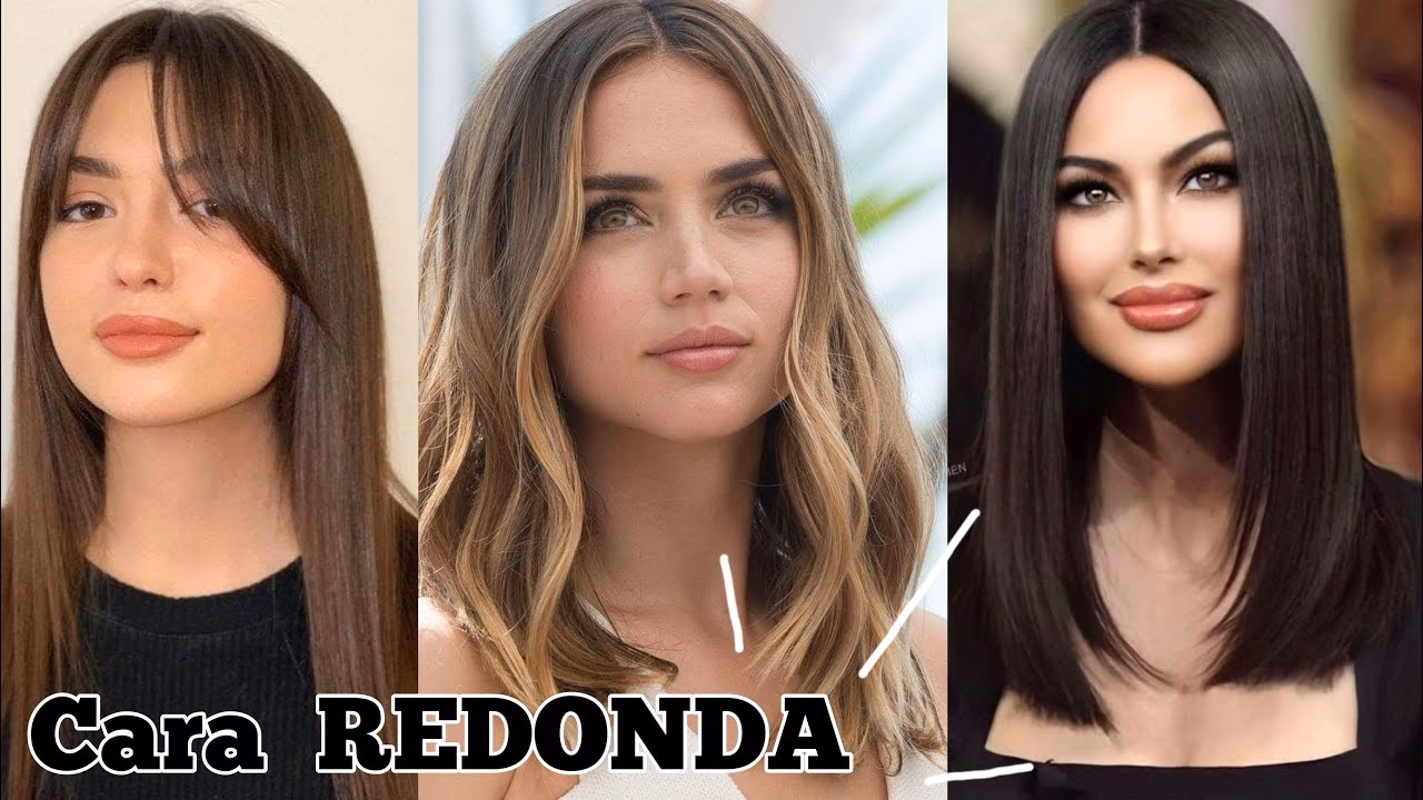 ¿Qué color de cabello le queda a una cara redonda?