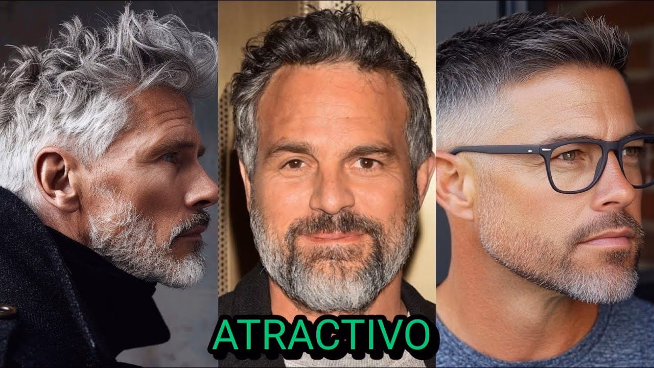 ¿Cómo resaltar las canas en los hombres?