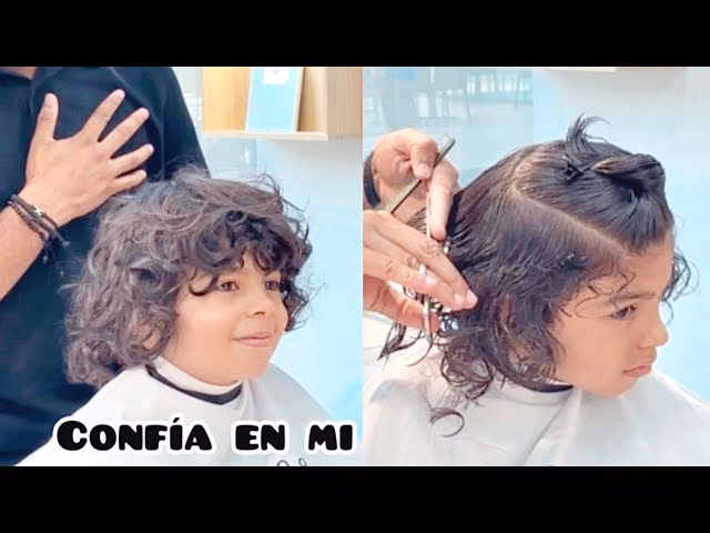 ¿Qué corte es mejor para un niño de cabello rizado?