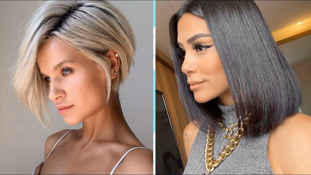 ¿Cómo puedo recortar mi cabello lacio?