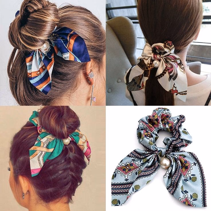 ¿Cómo se llaman las gomas de pelo de tela?