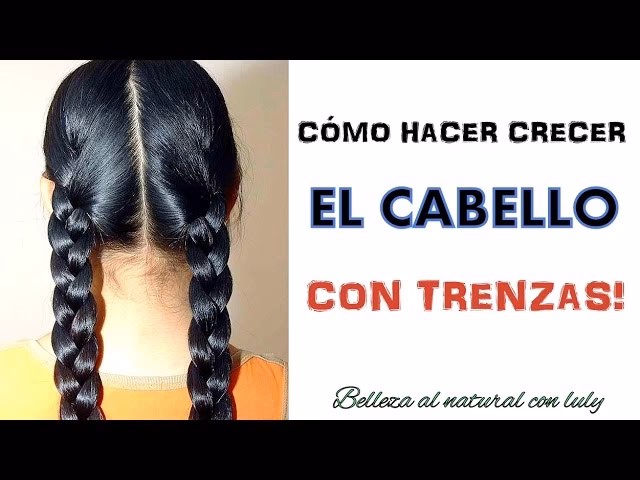 ¿Qué peinado hace crecer el cabello?