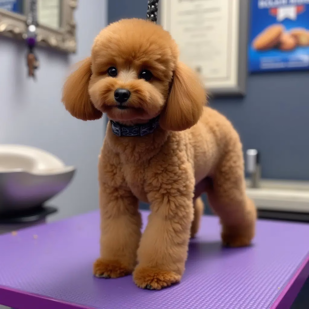 ¿Cuándo se pela por primera vez un caniche toy?