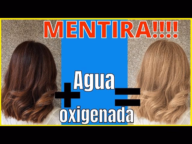 ¿Qué pasa si me dejó agua oxigenada en el cabello?