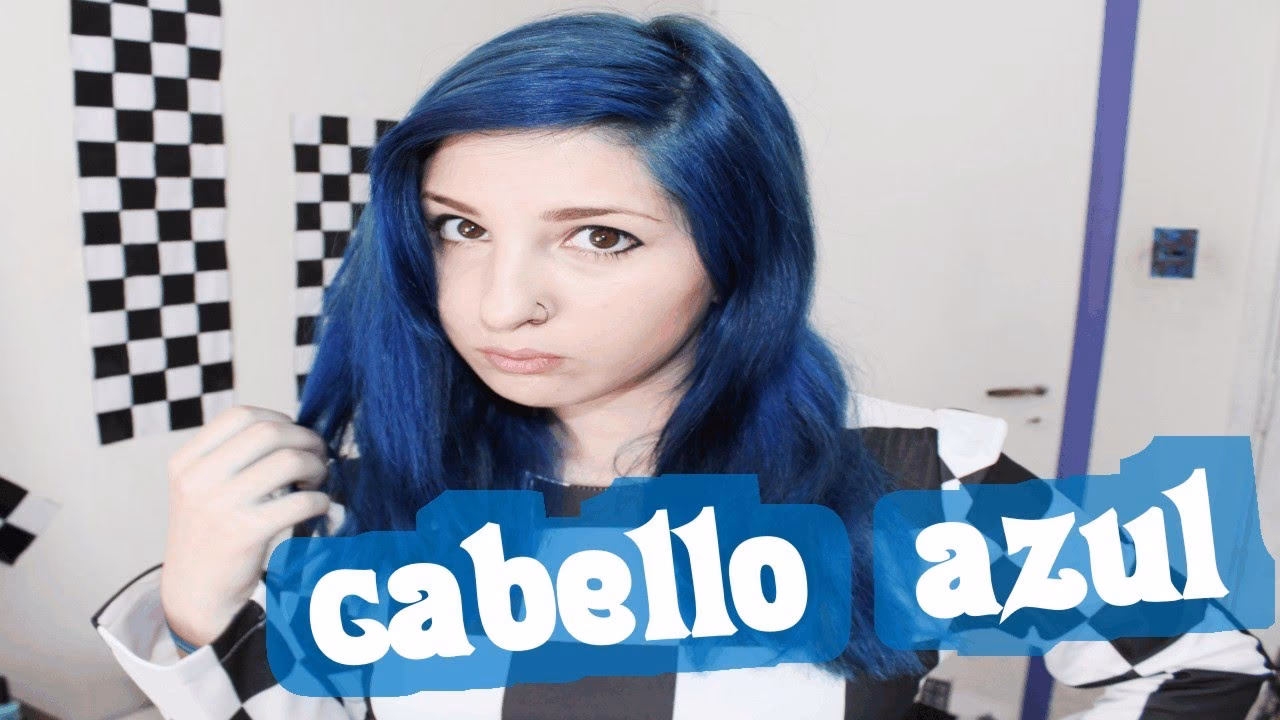 ¿Es difícil quitar el tinte azul del cabello?